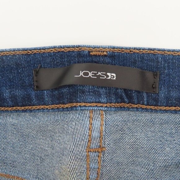 Joes Jeans Women 26 Straight Ankle Solid Dark Blue Wash Denim Pants Cotton Blend - Picture 6 of 10
